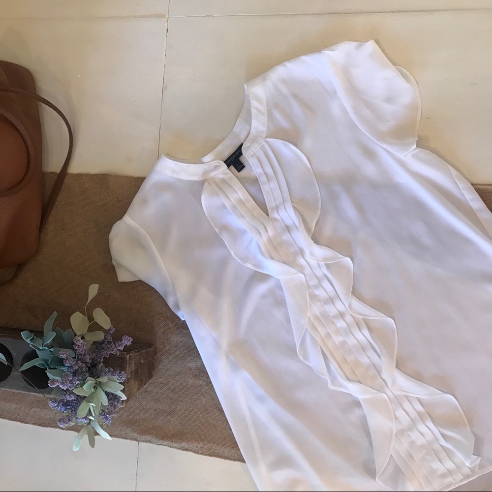 Banana Republic Ruffle Blouse